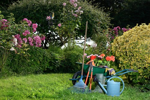 Low-carbon landscaping van used for sustainable service in Hernehill