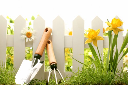 Garden site planning and preparation for landscaping works